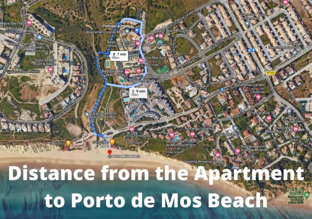 Spacious Apartment Near Porto De Mos Beach, Lagos. Buitenkant foto